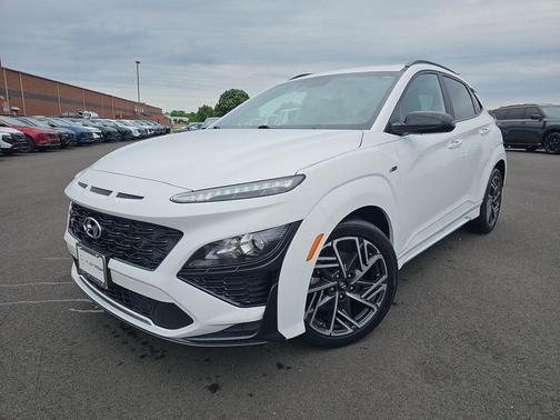Lunar White 2023 Hyundai KONA N Line