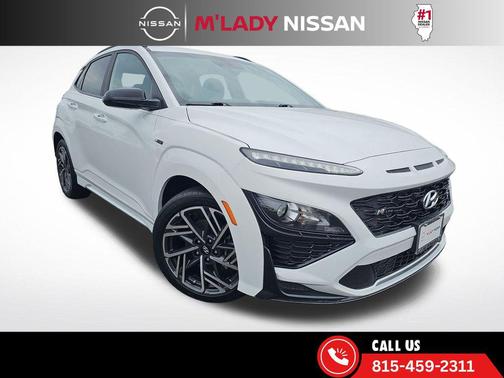 Lunar White 2023 Hyundai KONA N Line