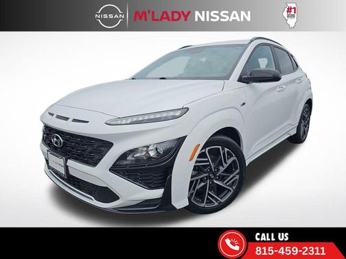 Lunar White 2023 Hyundai KONA N Line