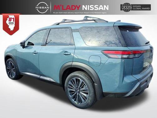 Baltic Teal 2026 Nissan Pathfinder Platinum