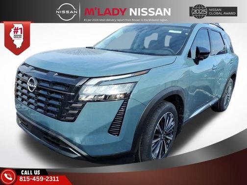 Baltic Teal 2026 Nissan Pathfinder Platinum