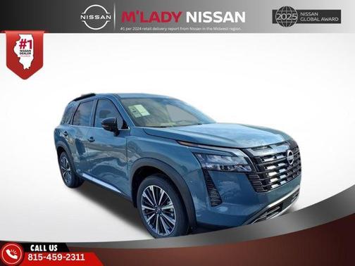 Baltic Teal 2026 Nissan Pathfinder Platinum