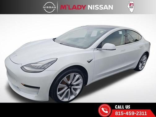 Pearl White Multi-Coat 2020 Tesla Model 3 Performance