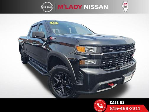 Black 2019 Chevrolet Silverado 1500 Custom Trail Boss