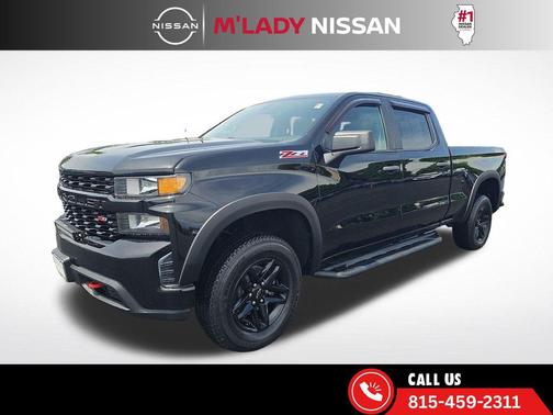Black 2019 Chevrolet Silverado 1500 Custom Trail Boss