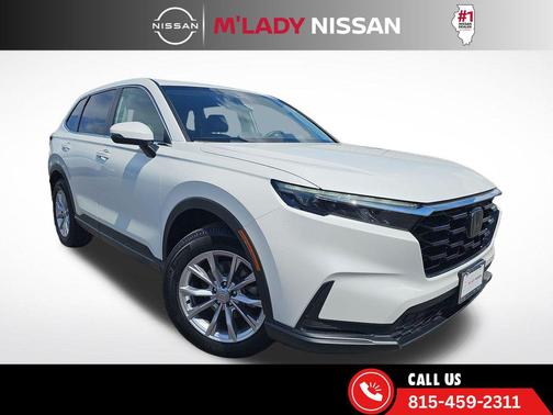 Platinum White 2024 Honda CR-V EX AWD