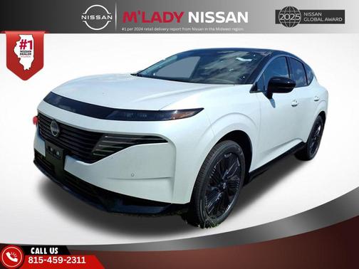 Everest White Pearl Tricoat/Super Black 2026 Nissan Murano Platinum