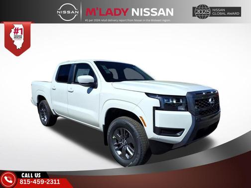 Glacier White 2026 Nissan Frontier SV