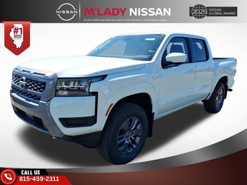 Glacier White 2026 Nissan Frontier SV