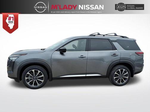 Gun Metallic 2026 Nissan Pathfinder Platinum