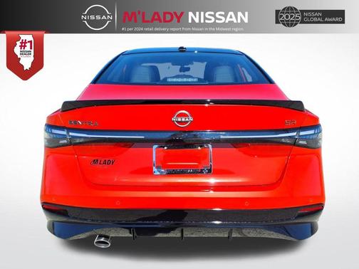 Energetic Ember/Super Black 2026 Nissan Sentra SR