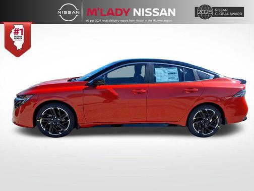 Energetic Ember/Super Black 2026 Nissan Sentra SR
