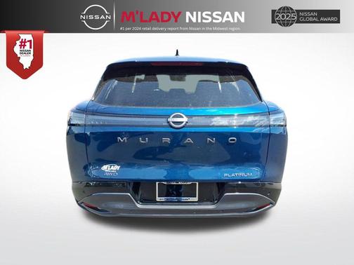 Aurora Blue Pearl Metallic/Super Black 2026 Nissan Murano Platinum