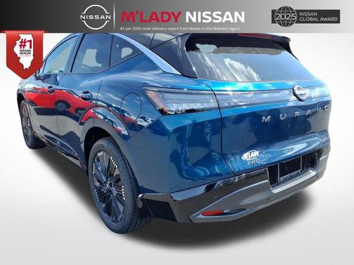 Aurora Blue Pearl Metallic/Super Black 2026 Nissan Murano Platinum