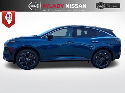 Aurora Blue Pearl Metallic/Super Black 2026 Nissan Murano Platinum