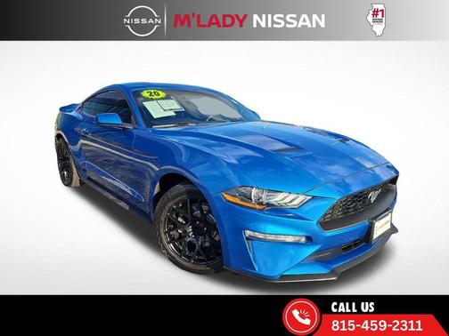 VELOCITY BLUE 2020 Ford Mustang EcoBoost