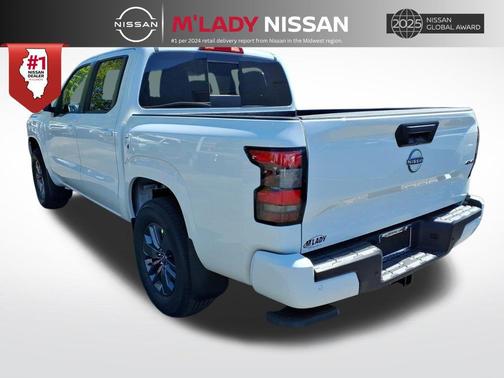Glacier White 2026 Nissan Frontier SV