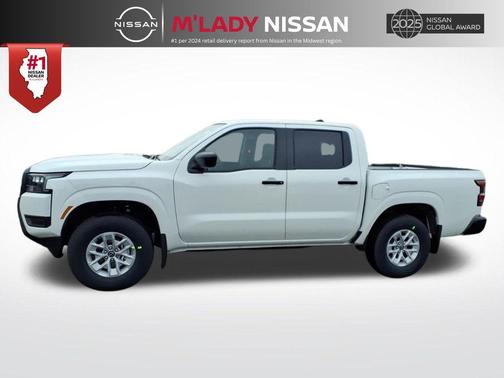 Glacier White 2026 Nissan Frontier S