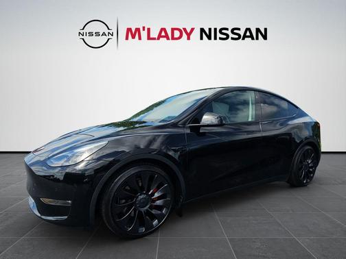 Solid Black 2022 Tesla Model Y Performance Dual Motor All-Wheel Drive