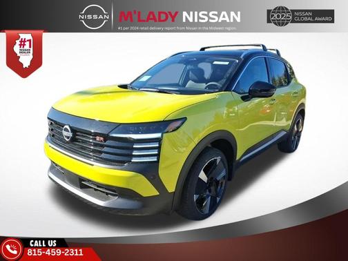 Yuzu Yellow Metallic/Super Black 2026 Nissan Kicks SR