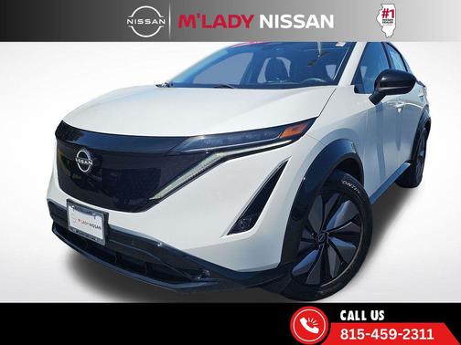 Everest White Pearl Tricoat 2024 Nissan ARIYA EVOLVE+