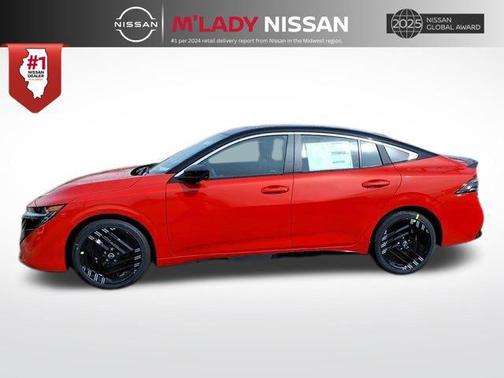 Energetic Ember/Super Black 2026 Nissan Sentra SR