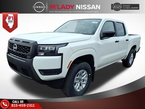 Glacier White 2026 Nissan Frontier S