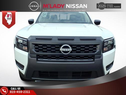 Glacier White 2026 Nissan Frontier S