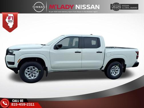 Glacier White 2026 Nissan Frontier S