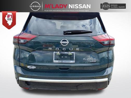 Obsidian Green 2026 Nissan Rogue Platinum