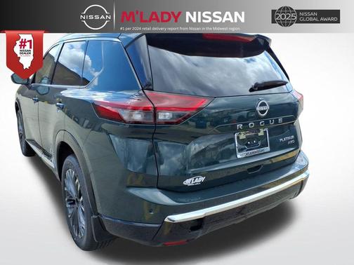 Obsidian Green 2026 Nissan Rogue Platinum