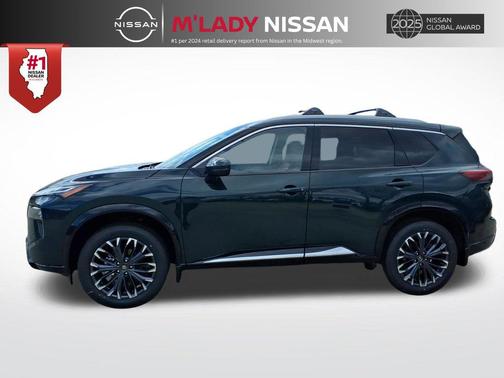 Obsidian Green 2026 Nissan Rogue Platinum
