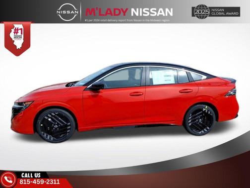 Energetic Ember/Super Black 2026 Nissan Sentra SR