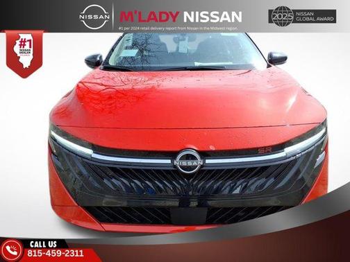 Energetic Ember/Super Black 2026 Nissan Sentra SR