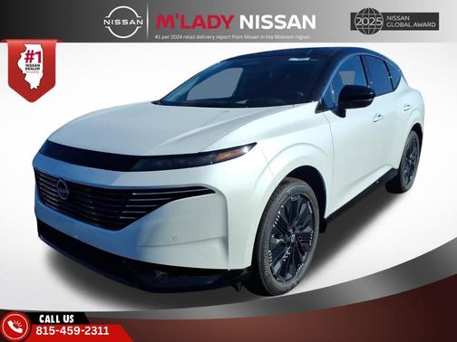 Everest White Pearl Tricoat/Super Black 2026 Nissan Murano Platinum