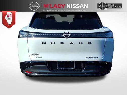 Everest White Pearl Tricoat/Super Black 2026 Nissan Murano Platinum