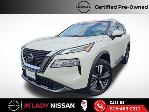 Pearl White Tricoat 2023 Nissan Rogue SL