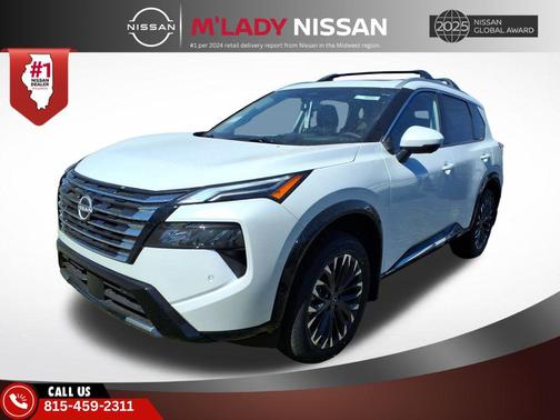 Everest White Pearl Tricoat 2026 Nissan Rogue Platinum