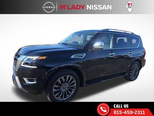 Super Black 2024 Nissan Armada Platinum 4WD