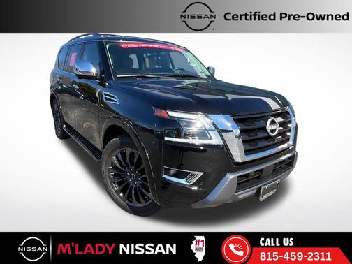 Super Black 2024 Nissan Armada Platinum 4WD
