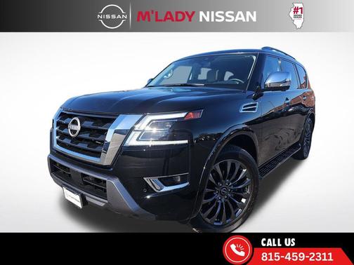 Super Black 2024 Nissan Armada Platinum 4WD