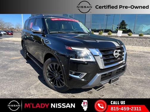 Super Black 2024 Nissan Armada Platinum 4WD