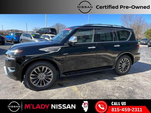 Super Black 2024 Nissan Armada Platinum 4WD