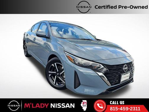 Atlantic Gray Metallic 2025 Nissan Sentra SV