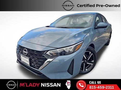 Atlantic Gray Metallic 2025 Nissan Sentra SV