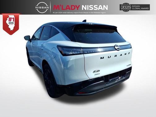 Everest White Pearl Tricoat/Super Black 2026 Nissan Murano Platinum