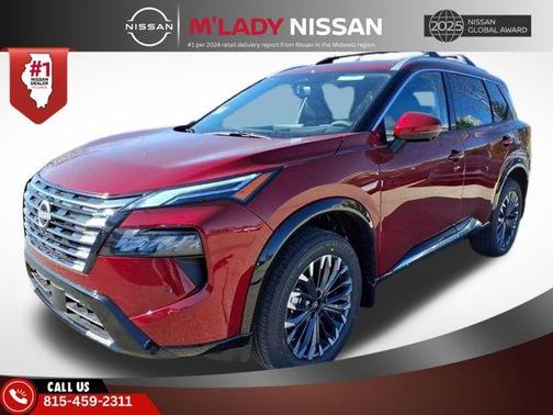 Scarlet Ember Tintcoat 2026 Nissan Rogue Platinum