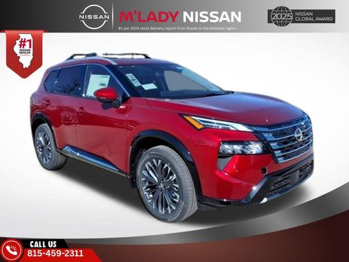 Scarlet Ember Tintcoat 2026 Nissan Rogue Platinum
