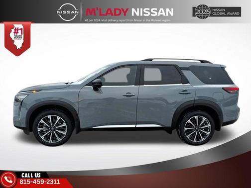 Boulder Gray Pearl 2026 Nissan Pathfinder Platinum