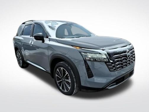 Boulder Gray Pearl 2026 Nissan Pathfinder Platinum